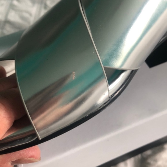 Sandals flats metallic Dolce Vita “Karlo” sandals slides 6 NIB - Picture 4 of 9